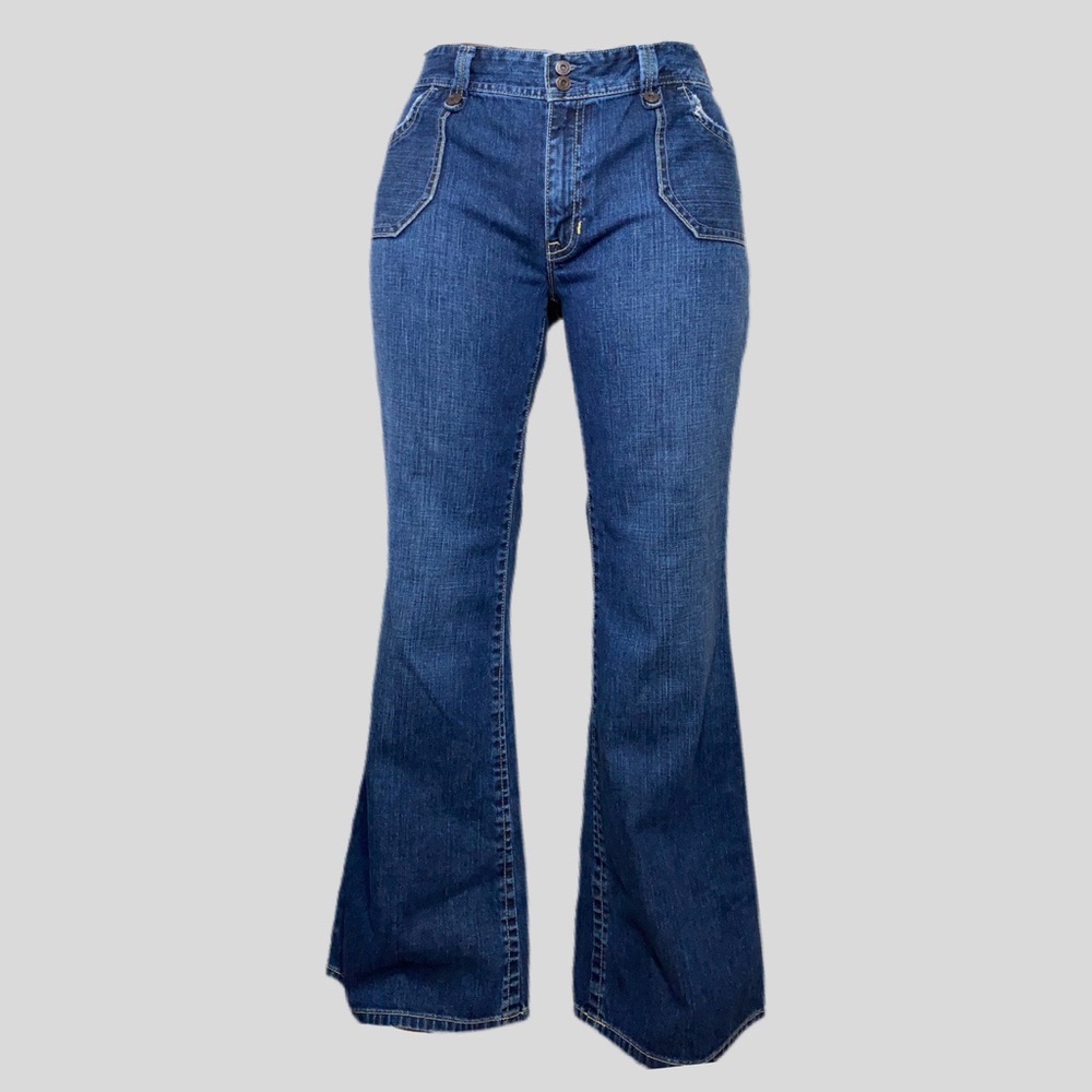 Y2K Cargo Flare Jeans